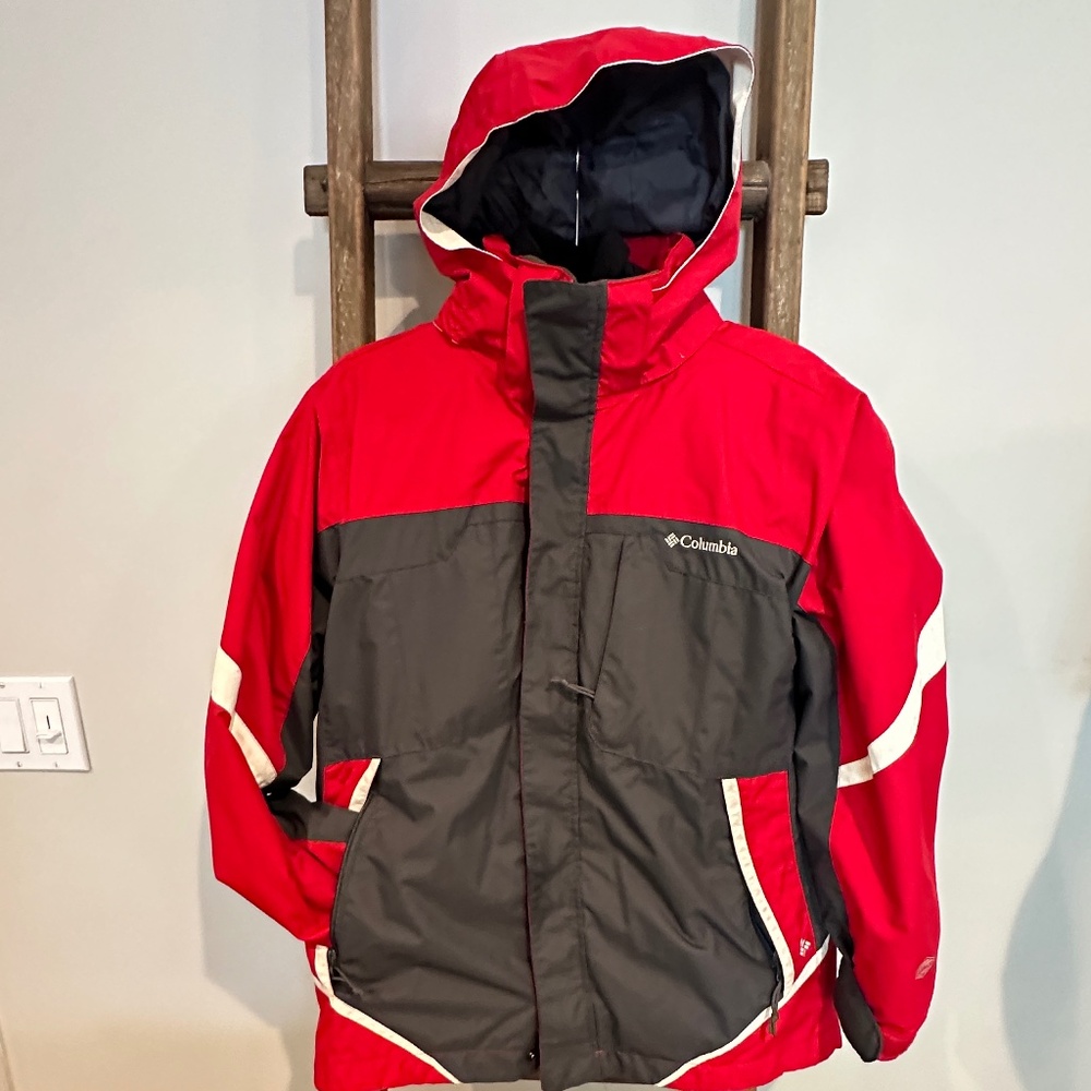 Columbia Bugaboo Red 3-in-1 Winter Coat with Omni-tech